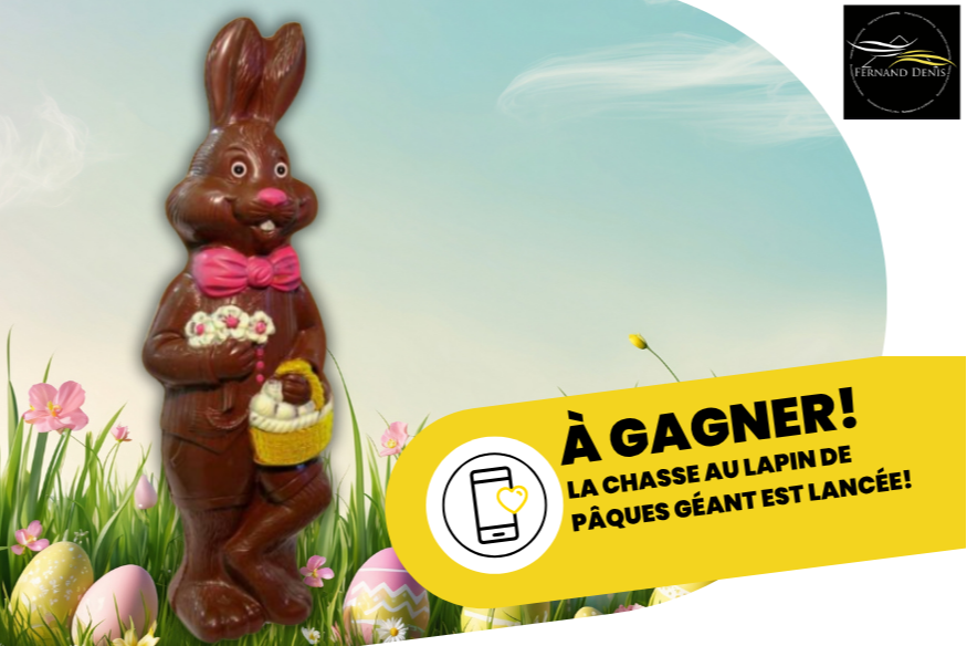 Concours Instagram – La chasse au lapin de Pâques Géant est lancée !